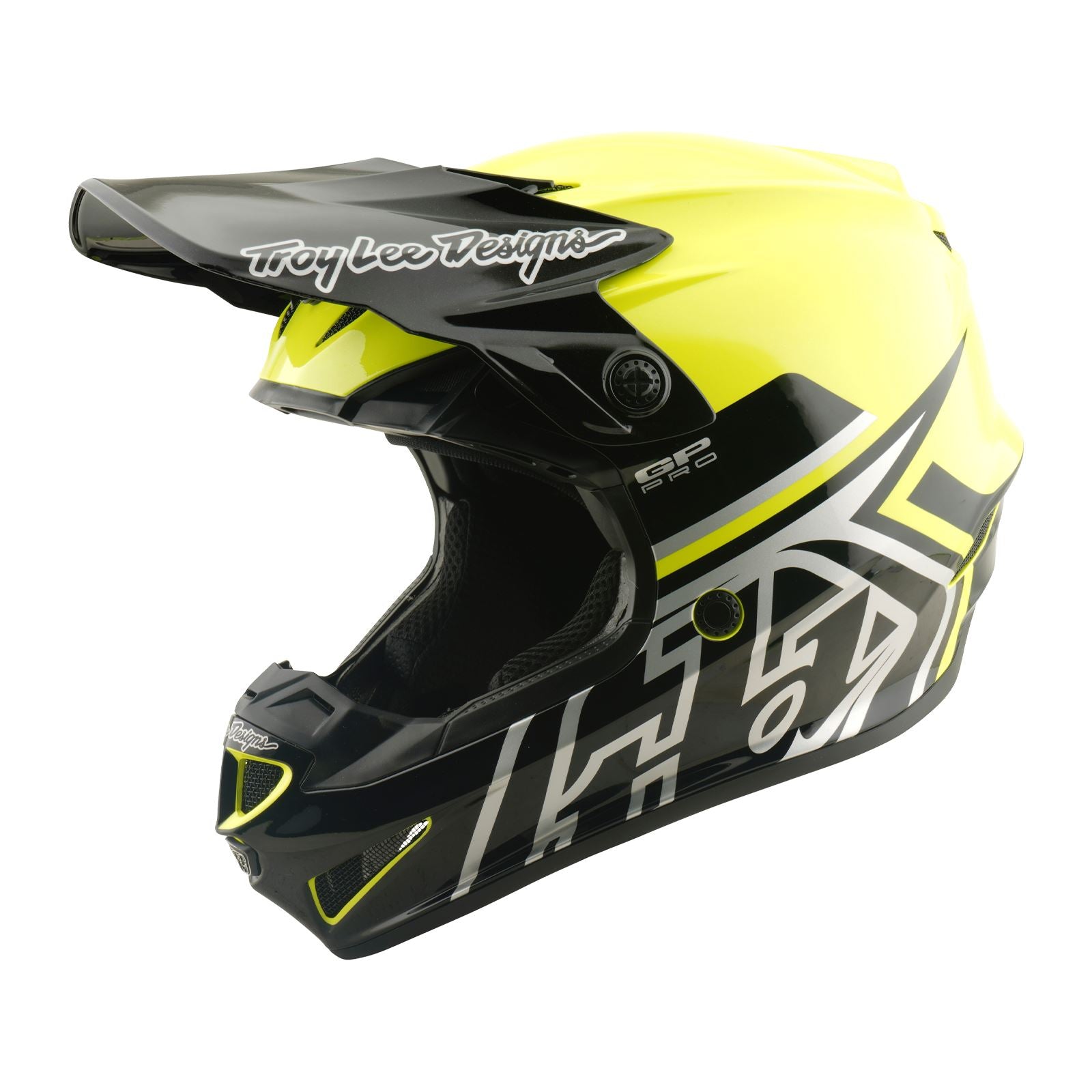 Troy Lee Designs Spring 2026 MX Youth GP PRO Mono Helmets Flo Yellow